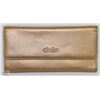Image 1 : NEW DELLA LEATHER KAREN WALLET GOLD COLOR