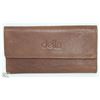 Image 1 : NEW DELLA LEATHER KAREN WALLET MOCHA COLOR