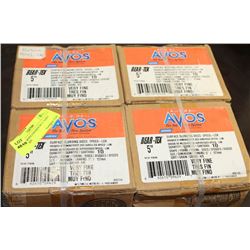 GROUP WITH 4 BOXES OF 5" VERY FINE GRID