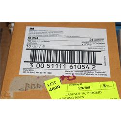 TWO CASES OF 10, 5" 24GRID GRINDING DISCS