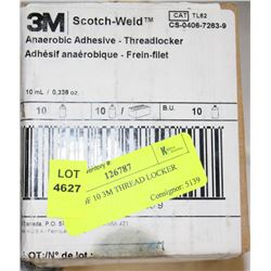 CASE OF 10 3M THREAD LOCKER