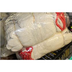 2 BUNDLES OF WORK GLOVES SIZE SMALL