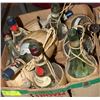 Image 1 : FLAT OF 9 CHIANTI BOTTLES