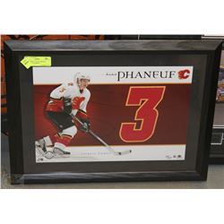 22"X17" #99/250 DION PHANEUF CALGARY FLAMES #3