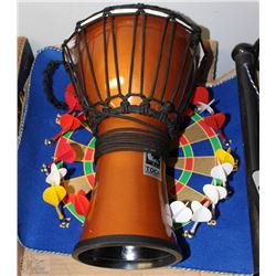 BOX WITH NEW TOCA HAND PERCUSSION DRUM AND