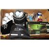 Image 1 : BOX WITH ASSORTED GOLF WARE INCL BALLS, TEES,
