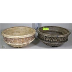 2PC CENTER FRUIT BOWLS