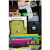 Image 1 : BASKET WITH ASSORTED CELL PHONE ACCESSORIES