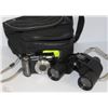 Image 1 : WAIST POUCH W/ BUSHNELL BINOCULARS 7X35 AND CANON