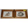 Image 1 : PAIR OF FRAMED 3D DUCK ART BY J. LOCKHART