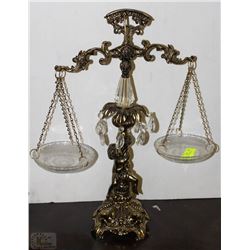VINTAGE BRASS CUPID SCALE