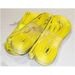 LOT OF 3 SLINGS MAXIMUM VERTICAL LOAD 1600LBS