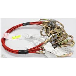 BUNDLE OF 6 SAFETY CABLES