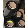 Image 1 : CASE OF 4 SIGMA STRETCH BLACK FILM 15" 1500' X
