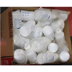 BOX OF SPRAY BOTTLE JUGS