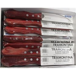 CASE OF 24PC. 5'"JUMBO STEAK KNIFES
