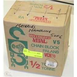 CASE OF WEATWRD 1/2 TONNE CHAIN BLOCK