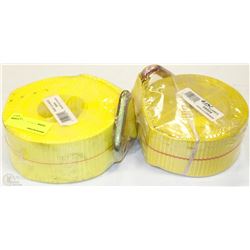 LOT OF TWO DELTA RING WINCH STRAP