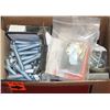 Image 1 : BOX OF ASSORTED BOLTS, U-NUTS & MORE