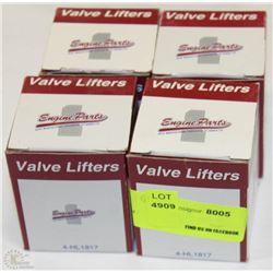 LOT OF 4 BOXES OF ENGINE PARTS VALVE LIFTERS