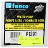 Image 1 : FENCO WATER PUMP
