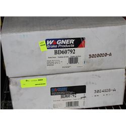 LOT OF 2 WAGNER BRAKE DRUMS
