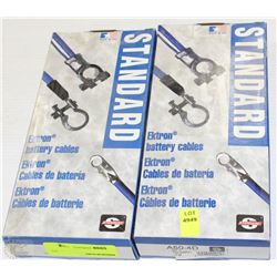 2 STANDARD BATTERY CABLES