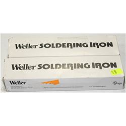 LOT OF 2 WELLER SOLDERING IRONS