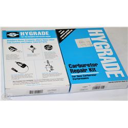 LOT OF 2 HYGRADE CARBURETOR REPAIR KITS