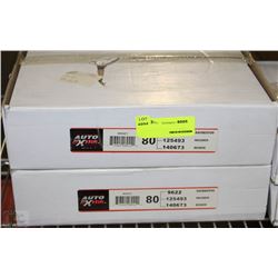 PAIR OF AUTO EXTRA REAR BRAKE DRUMS