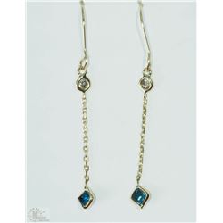 #13-14KT YELLOW GOLD DIAMOND EARRINGS