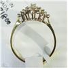 Image 2 : #14-14KT YELLOW GOLD DIAMOND RING SIZE 6.5
