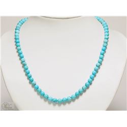 #18-RECONSTITUTED TURQUOISE NECKLACE