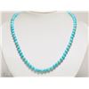 Image 1 : #18-RECONSTITUTED TURQUOISE NECKLACE