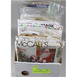 ASSORTED SEWING PATTERNS