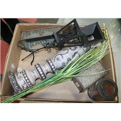 MISCELLANEOUS CANDLE HOLDERS, SOME ARE PARTYLITE