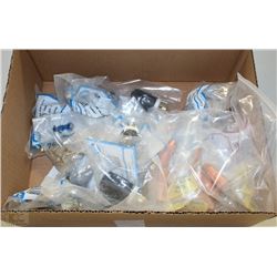 BOX OF NEW ASST. WELDING TIPS AND PLUG IN TIPS
