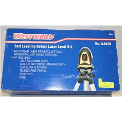 NEW WESTWARD SELF LEVELING ROTARY LASER LEVEL KIT