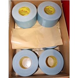 CASE WITH 8 ROLLS OF 3M LARGE DUCT TAPE