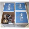 Image 1 : 4 BOXES OF MERIT 2X 1X 1/4" FLAPWHEELS 40 GRIT