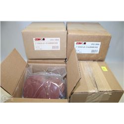 LOT WITH 6 BOXES OF 25 3" TURN ON SANDING DISCS