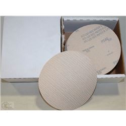 LOT WITH 2 BOXES OF 100 6" P240 SANDING PAPER DISC