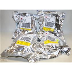 LOT WITH 4 BAGS OF 25 3M 80 GRAIN FIBRE DISCS