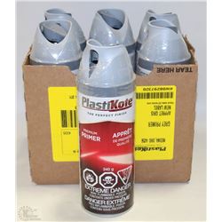 6 CANS OF PLASTIKOTE PREMIUM GRADE PRIMER