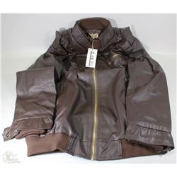 NEW BROWN XL ZIP UP JACKET