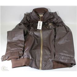 NEW BROWN XL ZIP UP JACKET