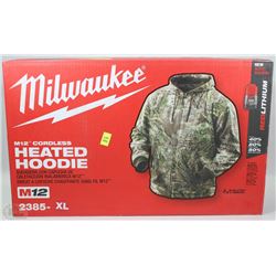 MILWAUKEE XL HEATED CAMOFLAUGE HOODIE