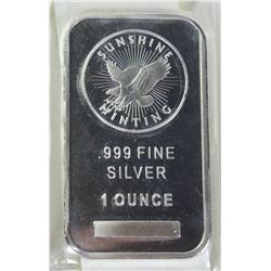 1OZ .999 SILVER BAR