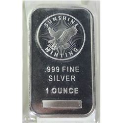 1OZ .999 SILVER BAR
