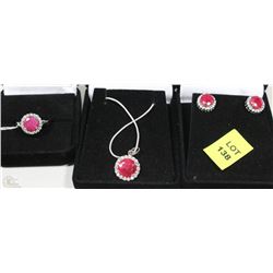 NEW .925 STERLING SILVER 3 PC JEWELLERY SET ON CHOICE